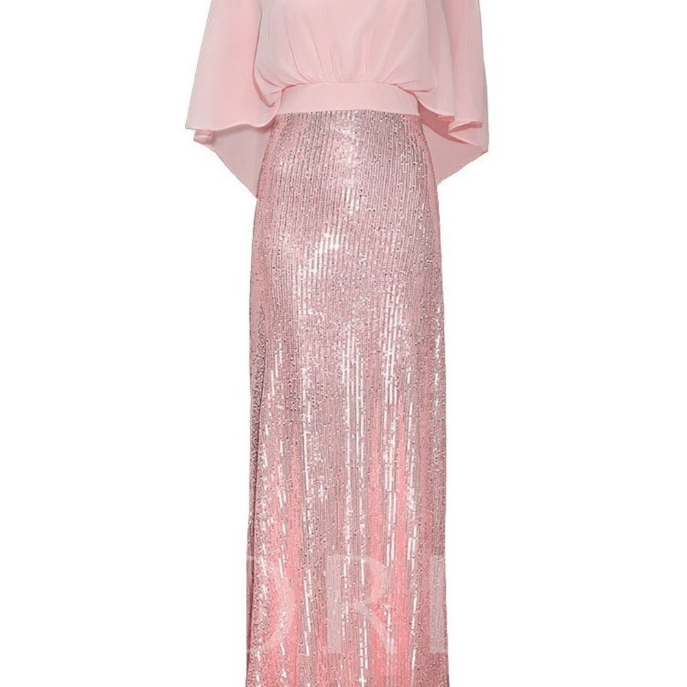EricDress - Floor Length Dress - Pink